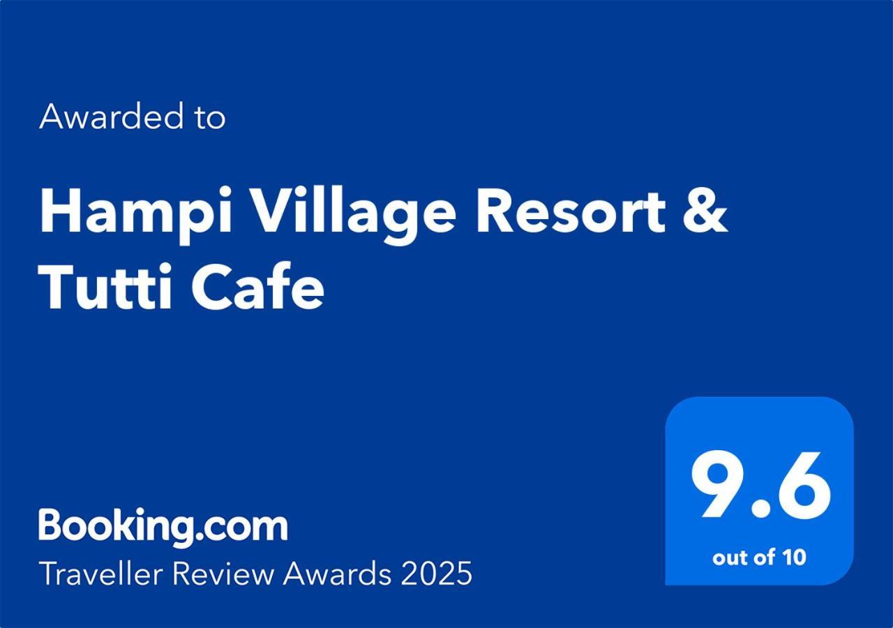Hampi Village Resort & Tutti Cafe Exteriör bild